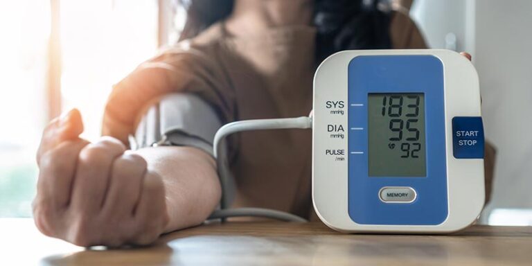 High blood pressure can increase your risk of developing dementia, as can high cholesterol, obesity, and diabetes. Photo © Chinnapong via Getty Images