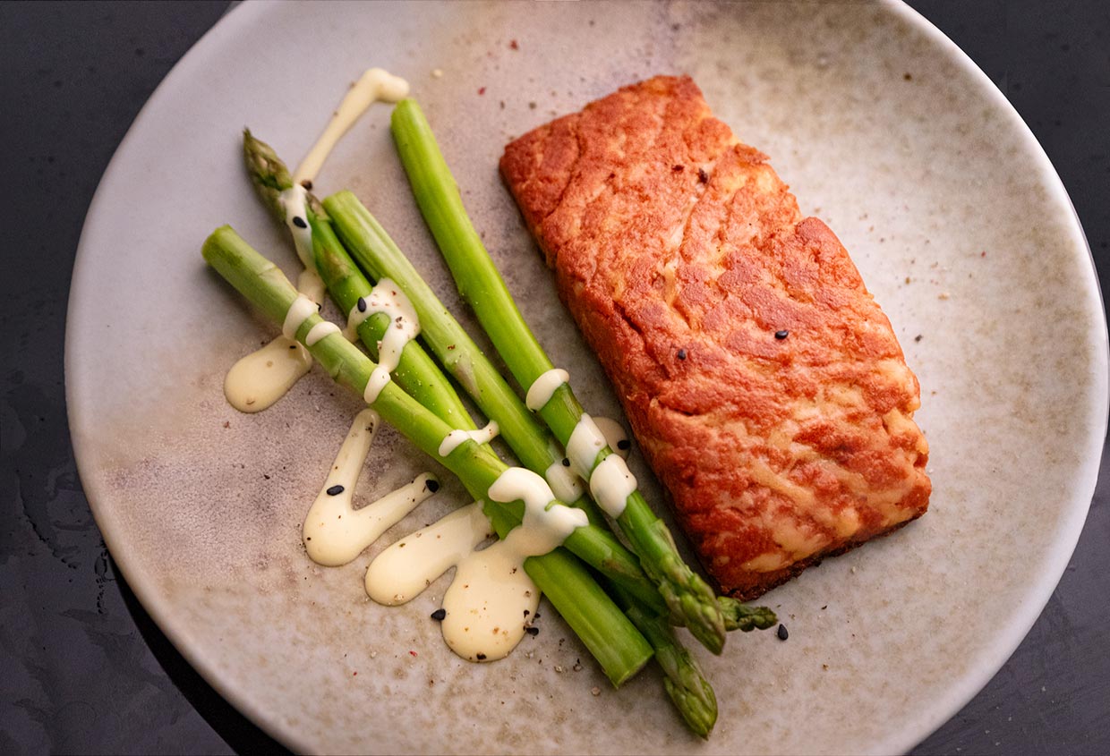 ‘World’s first’ 3D printed vegan salmon fillet debuts in supermarkets and promises same ‘flakiness’ as real fish