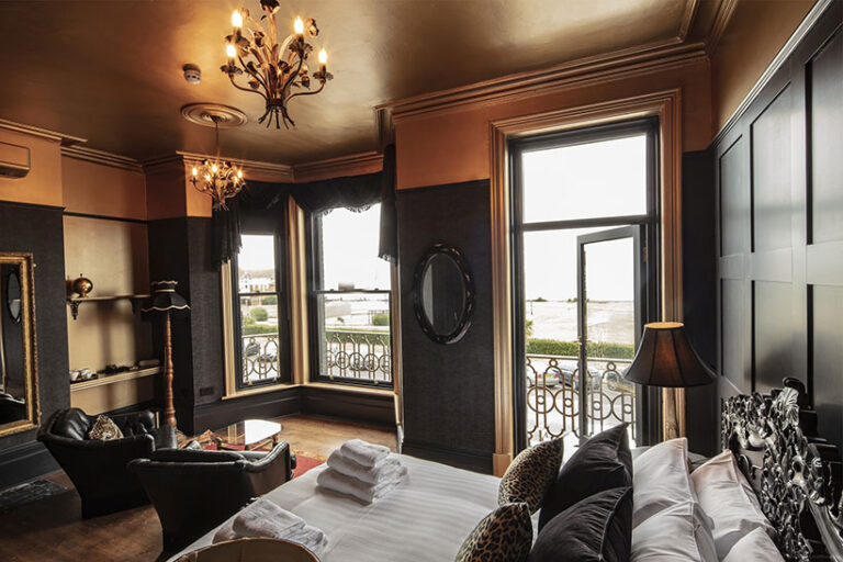 The Albion Rooms is owned by The Libertines band who took it over over during lockdown and converted it into a boutique hotel. Photo © Sara Colohan 