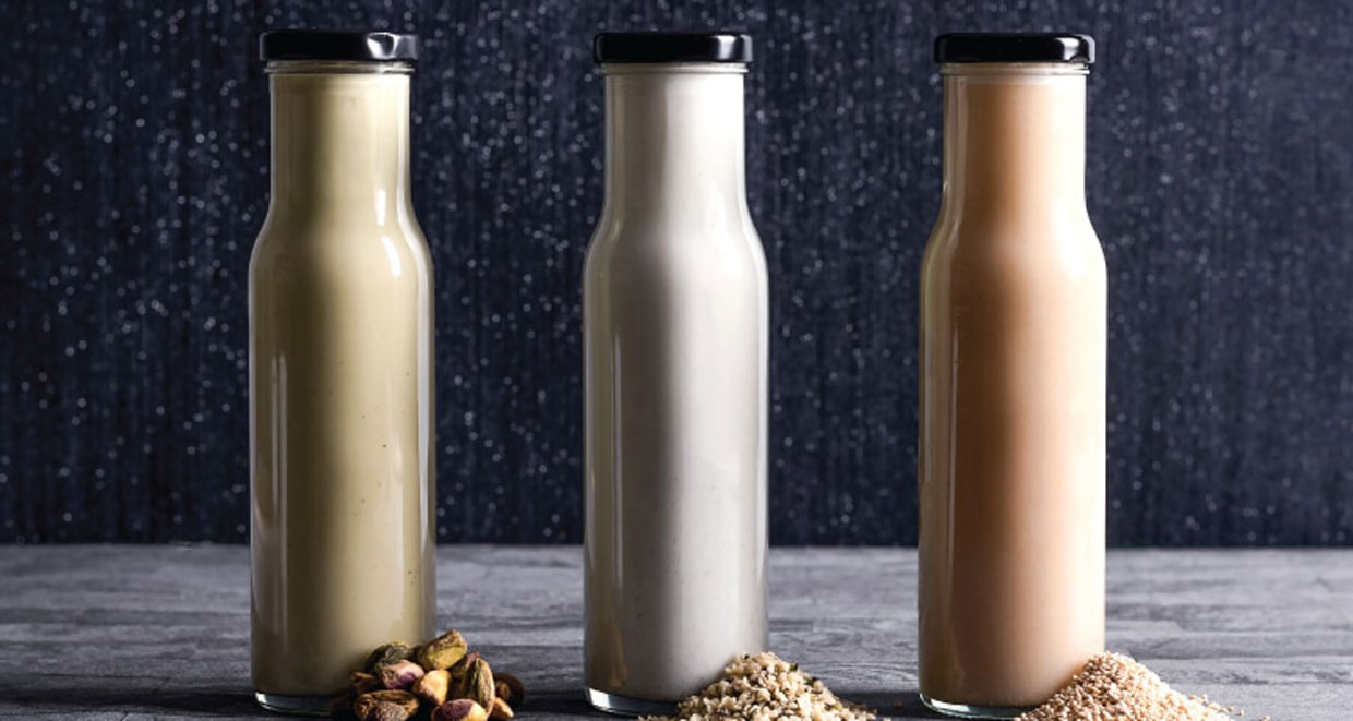 How to make your own pistachio milk, hemp milk and quinoa milk