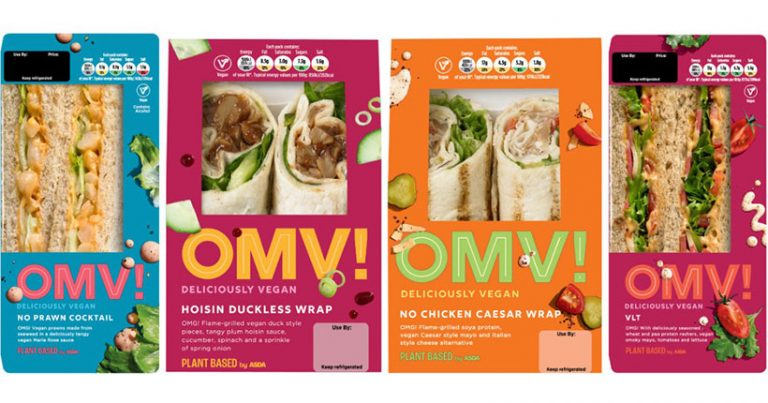 Asda's new Plant Based range includes a selection of tempting vegan sandwiches. 