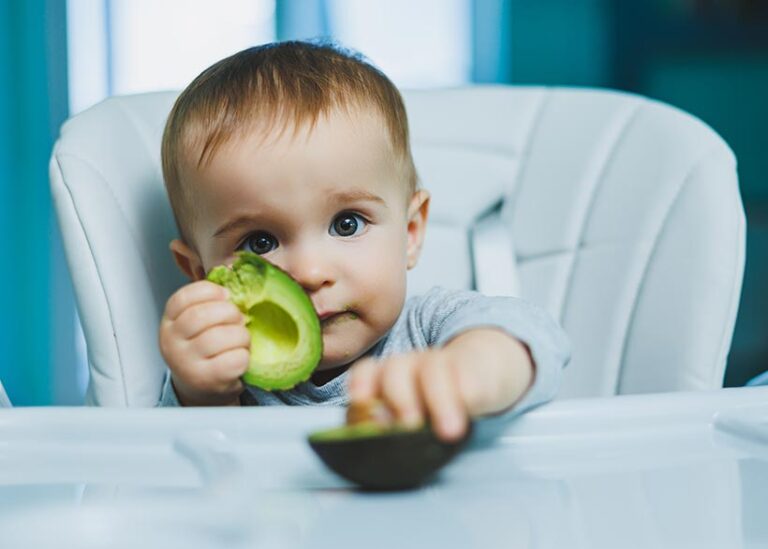 Healthy fats, like those found in avocado, are essential for growing vegan babies. Photo © Дмитрий Ткачук via Adobe Stock