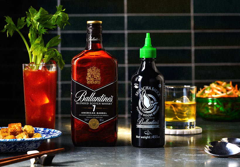  Ballantine’s x Flying Goose sriracha sauce presented by RZA