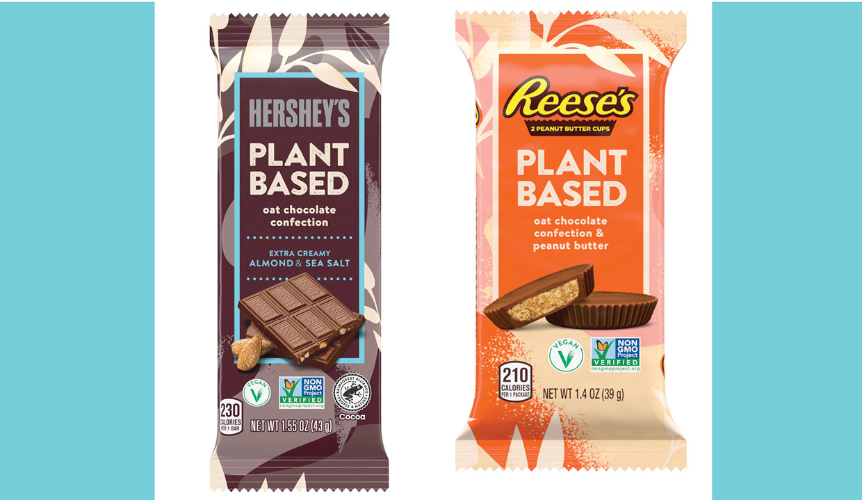 Hershey’s launches Reese’s Plant Based Peanut Butter Cups and vegan Extra Creamy chocolate bar in the US