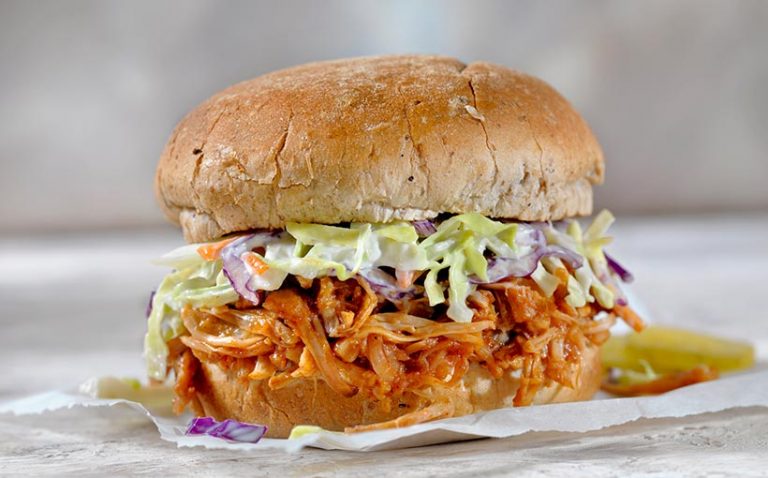 It naturally has a 'pulled' texture and absorbs marinades well so is a great replacement for meat in vegan pulled pork dishes. Image credit: Lauri Patterson via Getty images