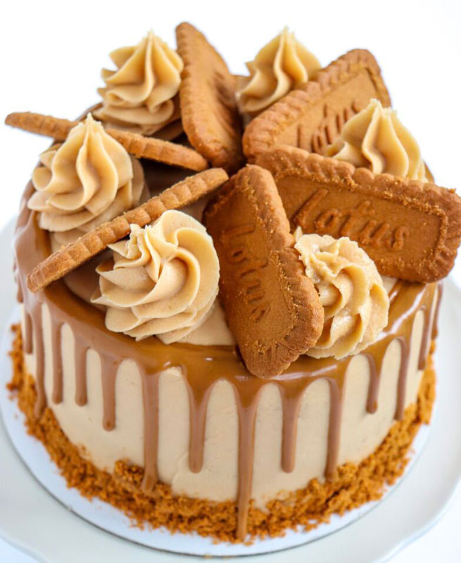 Vegan Biscoff Cookie Butter Cake