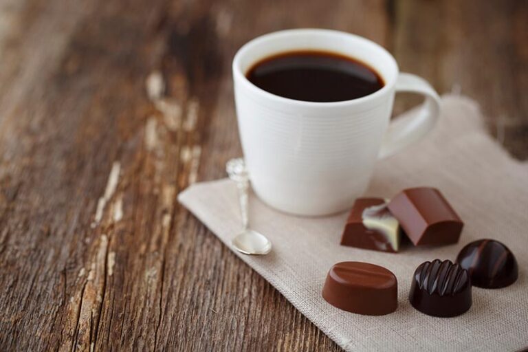 Chocolate and coffee are both sources of caffeine. Photo © vusta via Getty Images