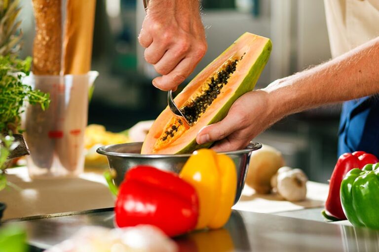 Papaya is a powerhouse of vitamin C, and is also anti-inflammatory. Photo © kzenon via Getty Images