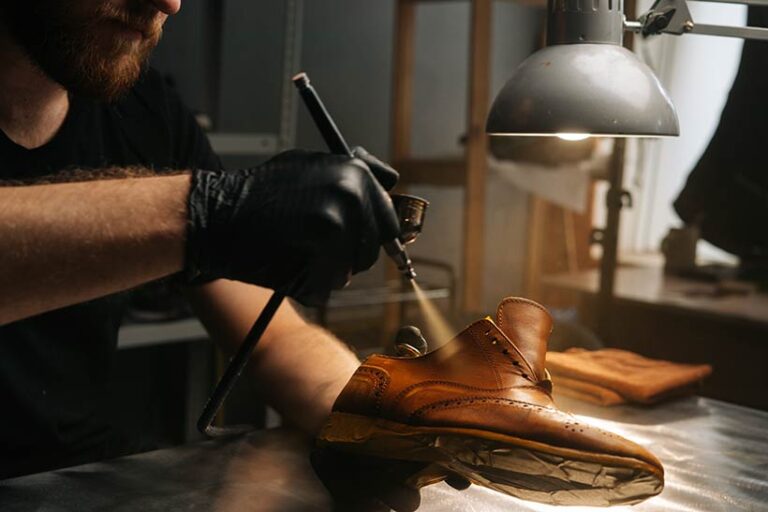 Whether factory-made or artisan, a lot of animal leather is treated with harmful chemicals or given a plastic-based protective layer. Photo © dikushin via Adobe Stock