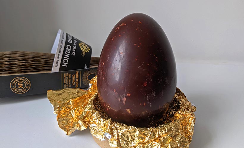 Coco Chemistry Dark Chocolate Honeycomb Crunch Easter Egg