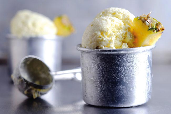 Vegan Coconut & Pineapple Sorbet