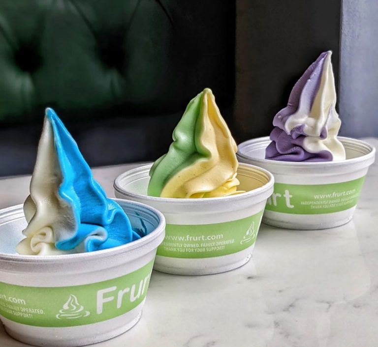 The colourful vegan Fro-yo from Frurt. Image via Frurt.