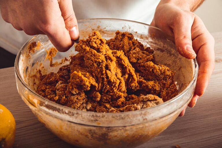 Seitan is made by creating a salt-free dough made with wholewheat flour and water. Photo © Daniel Megias via Getty Images