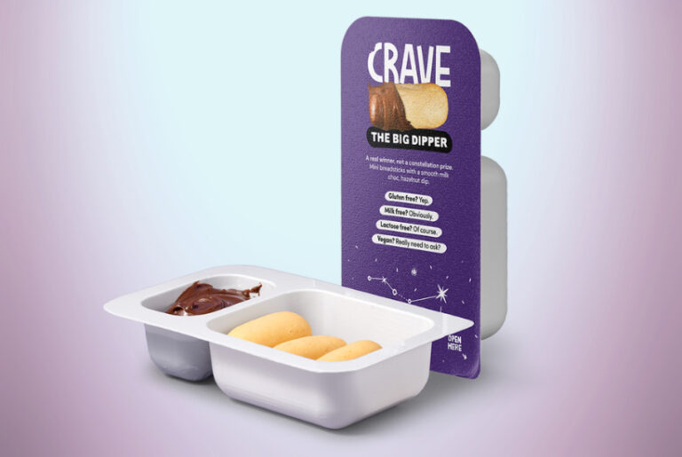 Crave has also launched 'The Big Dipper' snack. Image © Crave, edited by VFL