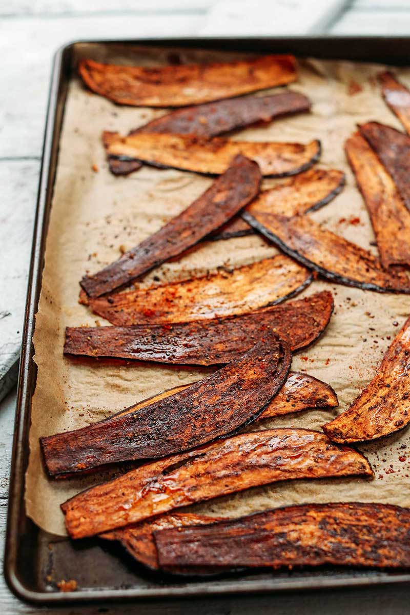 Crispy Eggplant Vegan Bacon recipe