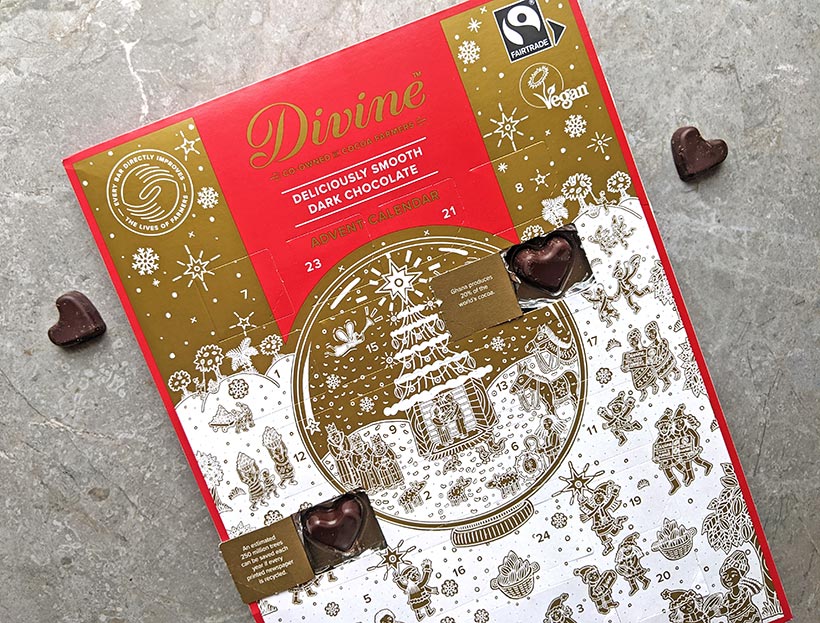 Divine Dark 70% Chocolate Advent Calendar