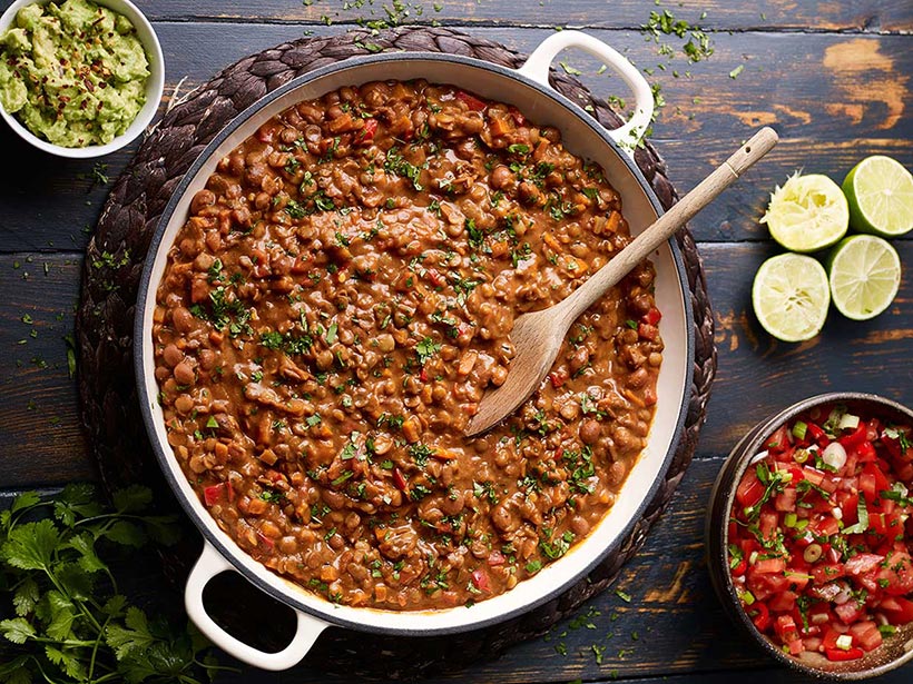 Easy protein-packed vegan chilli