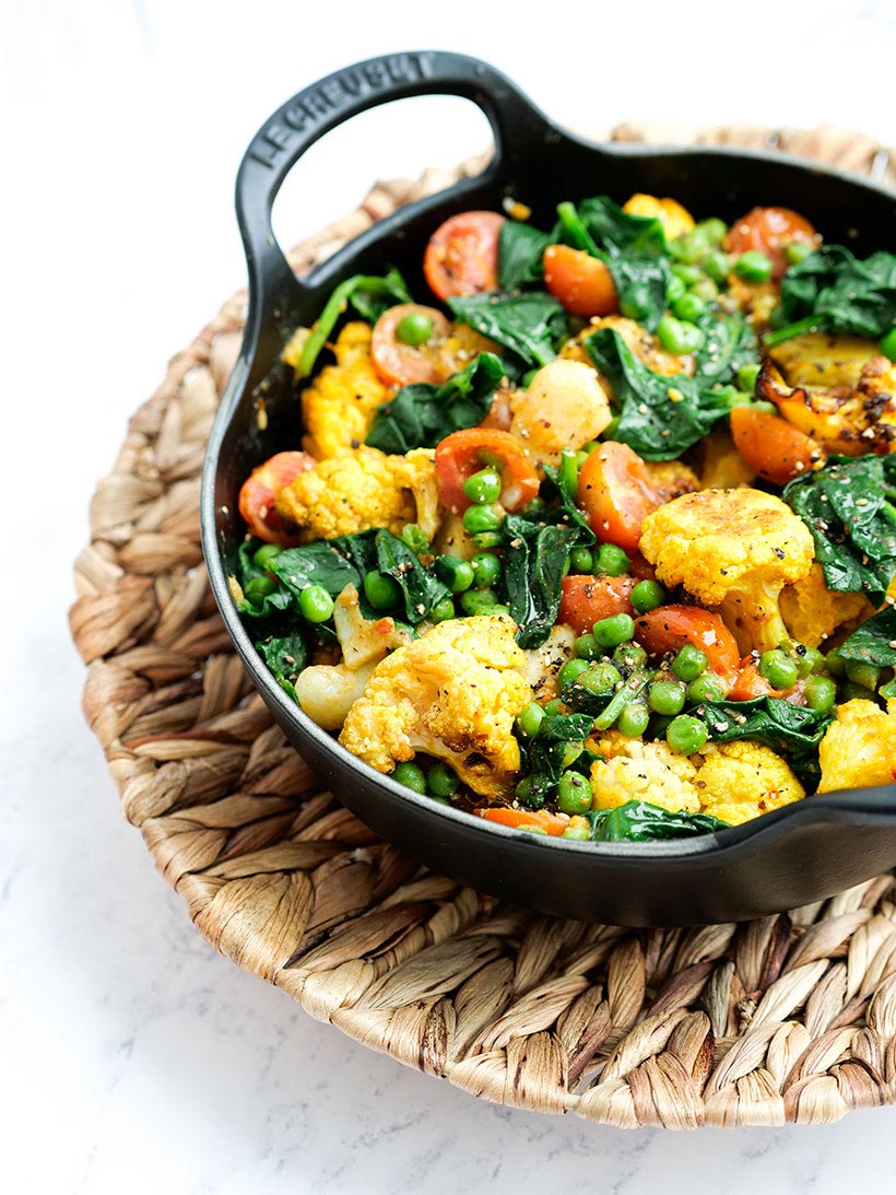 Easy Roasted Cauliflower Curry