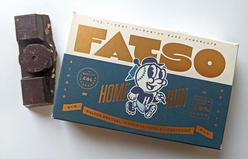 Fatso Home Run chocolate bar