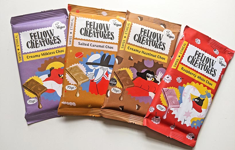 Fellow Creatures Vegan Chocolate Bars