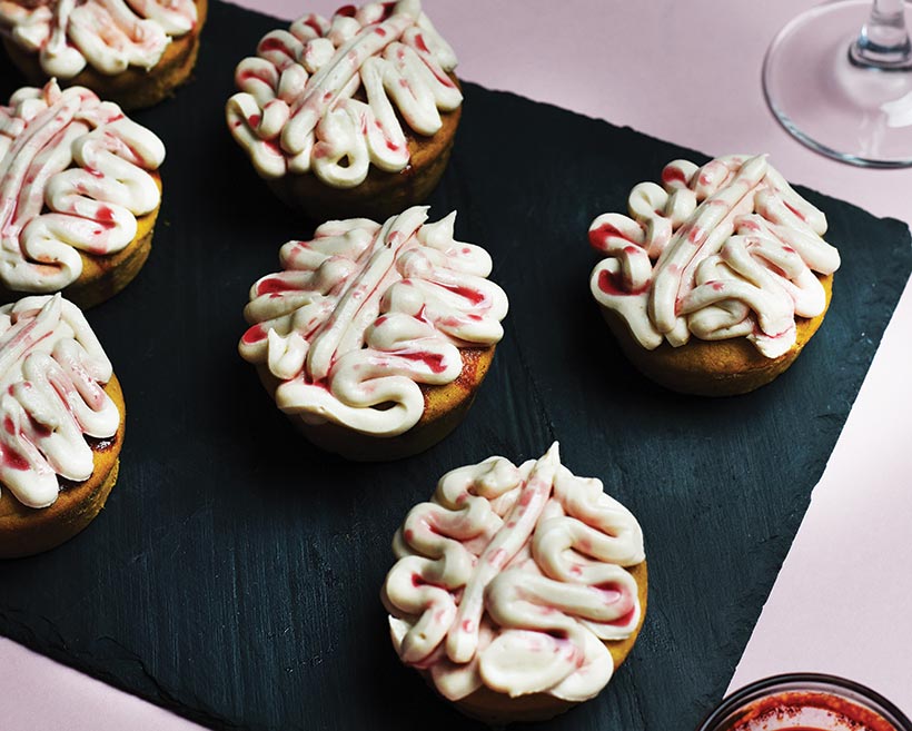 Vegan Brain Cupcakes