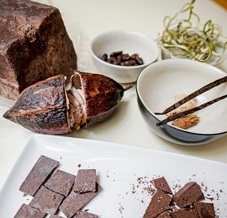 It takes a lot of work to turn raw cacao pods into creamy chocolate. Photo © maria17 via Getty Images