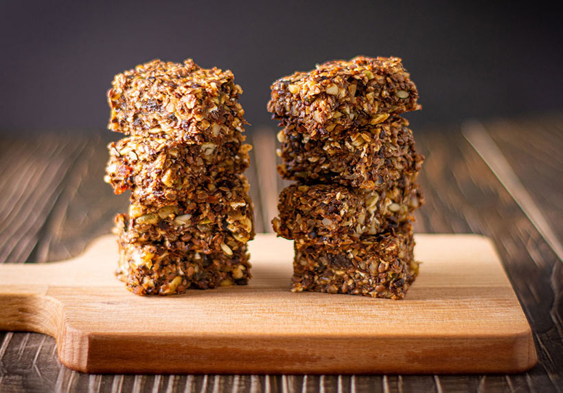 hemp and seed energy snack bars