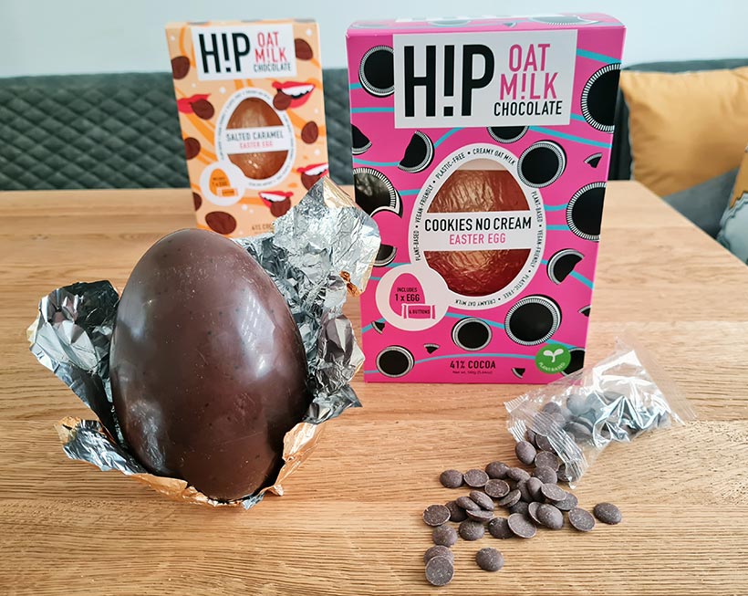 HIP cookies no cream vegan easter egg