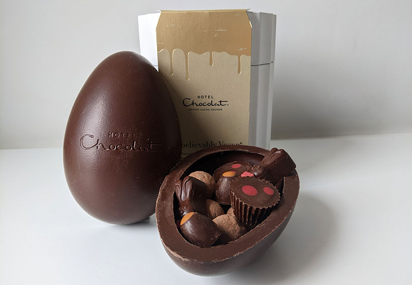 Hotel Chocolat Extra Thick Unbelievably Vegan Easter Egg