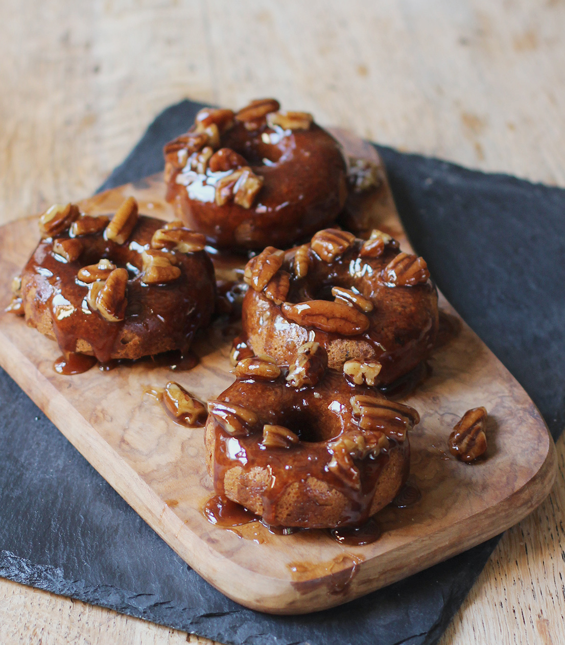 Vegan Banana Bread Doughnuts