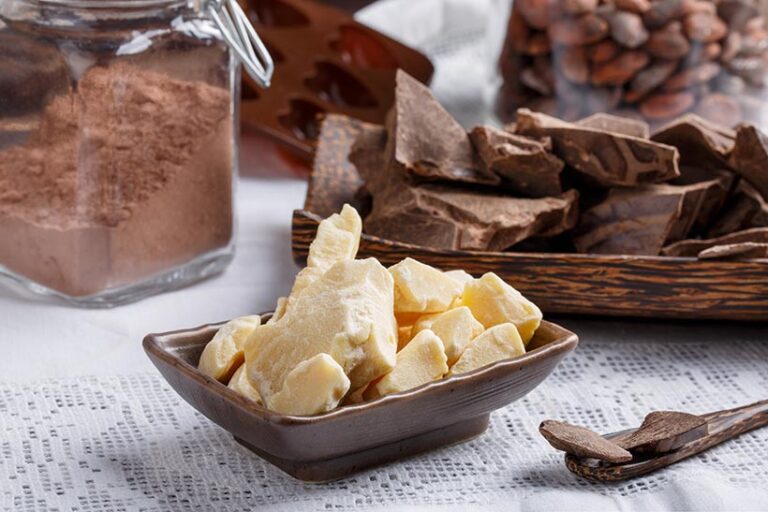 Cocoa butter is a healthy fat and an essential ingredient in a mellow dark chocolate. Photo © Geshas via Getty Images