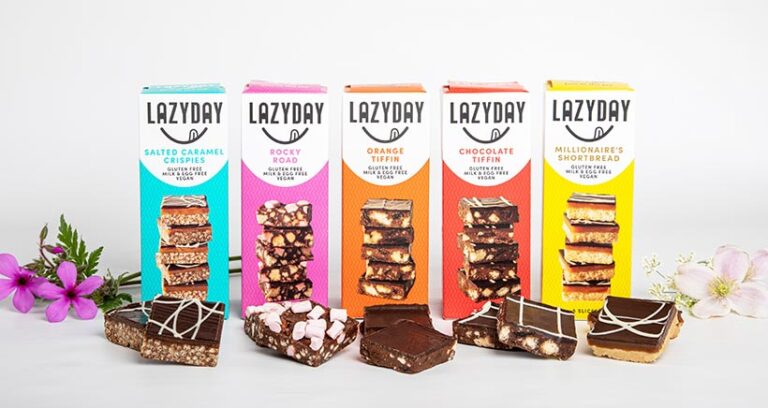 As well as its vegan caterpillar cakes, Lazy Day is launching a number of delicious vegan treats including a chocolate celebration cake and snackables biscuits and tiffins. Photo © Lazy Day 