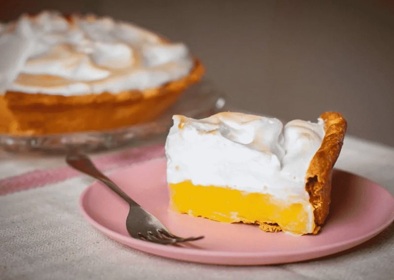 vegan lemon meringue pie