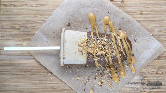 Vegan Peanut Butter Popsicle 