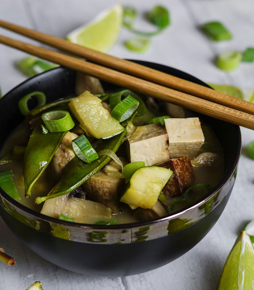 Spicy Vegan Thai Green Curry Recipe