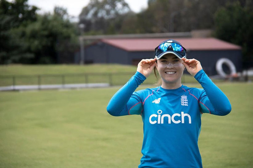 England's Women's Ashes spinner Mady Villiers