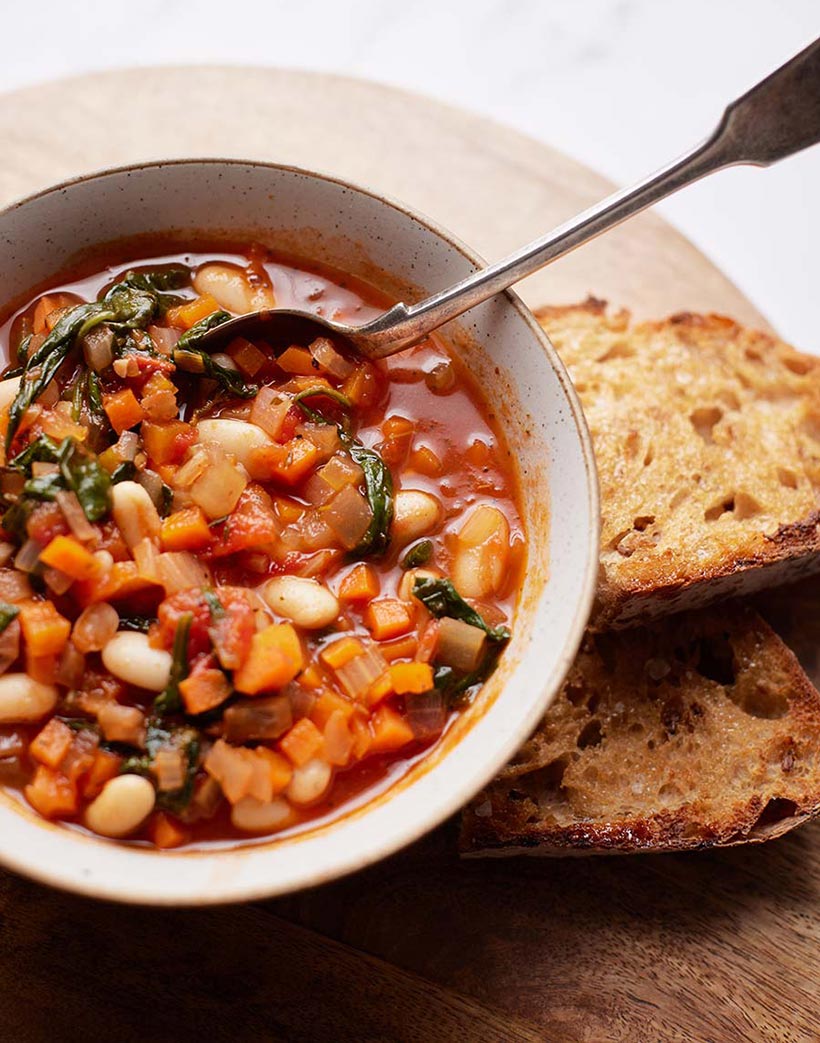 Vegan Mediterranean Tuscan Soup Recipe