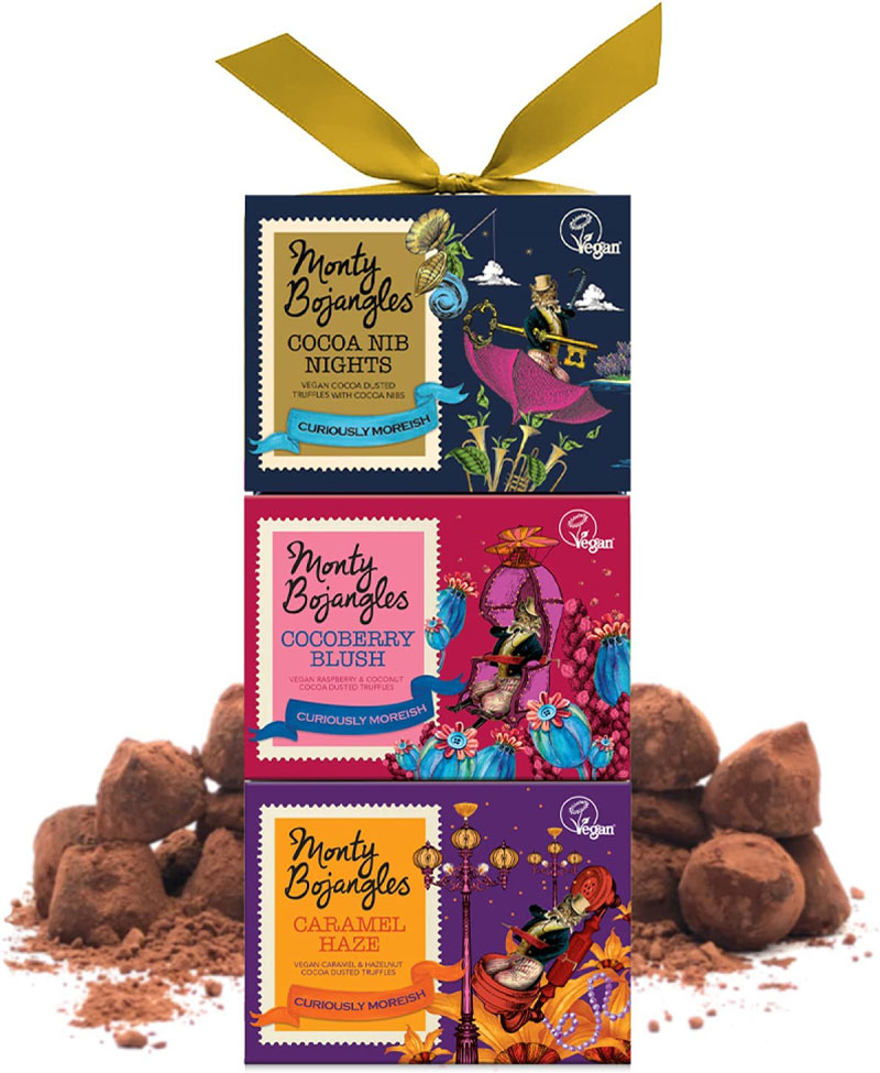 Monty Bojangles vegan truffles