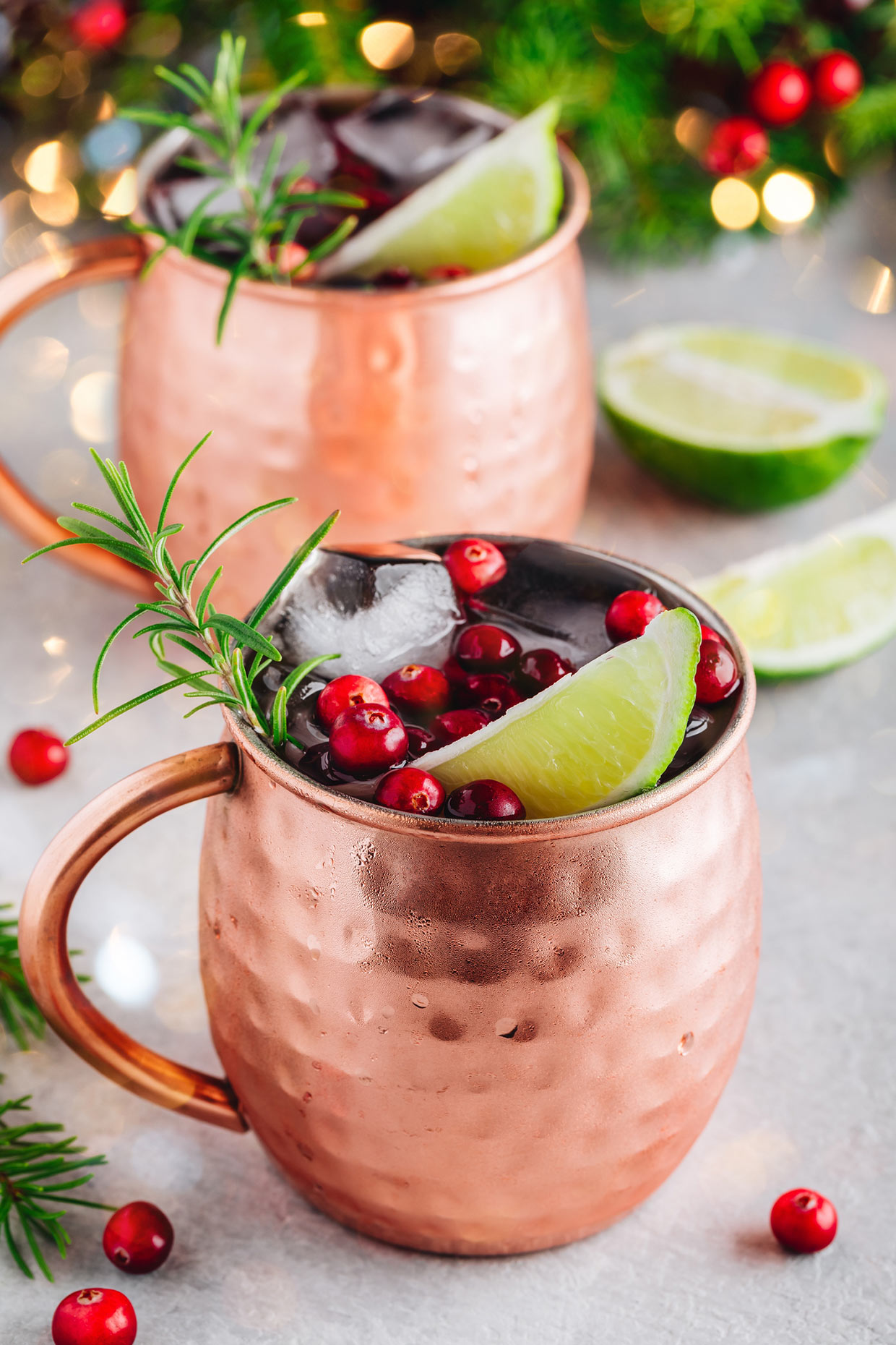 Vegan Cranberry Moscow Mule