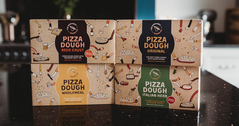 Plenty of pre-made pizza doughs and bases are vegan friendly. Photo courtesy of The Northern Dough Co via Facebook