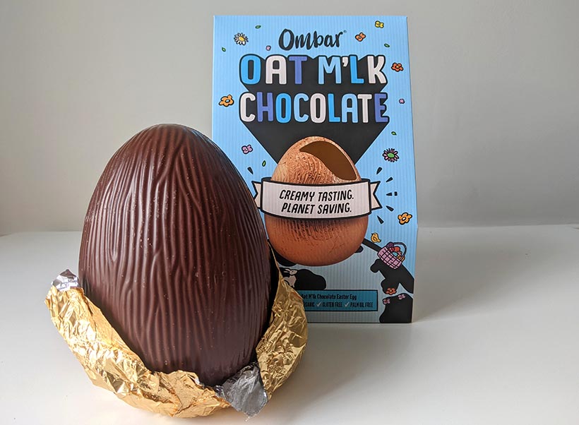 Ombar Oat M’lk Chocolate Easter Egg: Creamy Tasting, Planet Saving