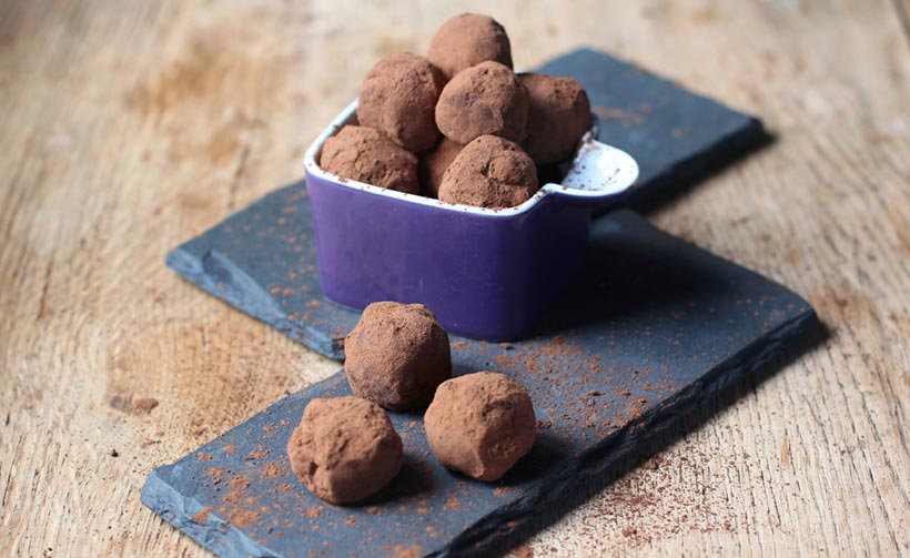 Orange & Ginger Chocolate Truffles