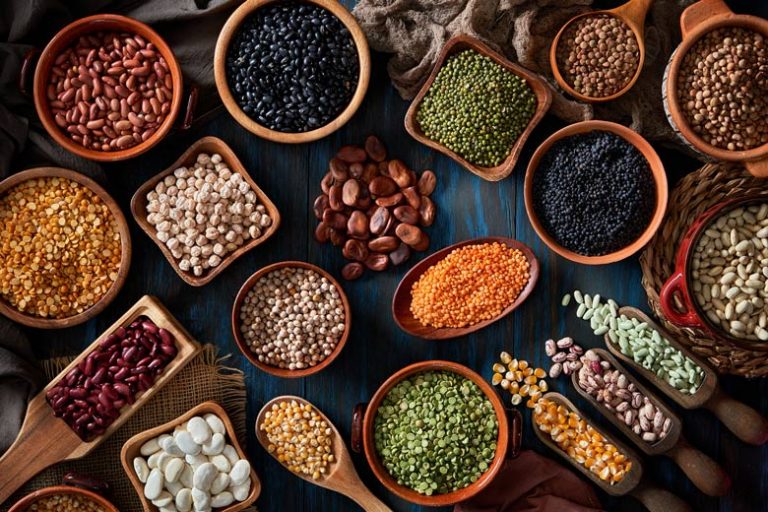 Legumes and beans. Source: Helen Camacaro via Getty Images