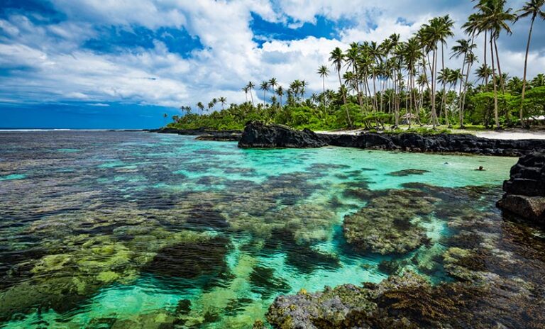 Right in the heart of Apia, Palolo Deep Marine Reserve has excellent snorkelling. Photo © mvaligursky via Getty Imahes