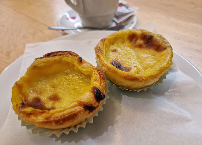 Pastelaria Tupi's pastéis de nata were perfect: crisp, flaky, and satisfyingly chewy. Photo © Selene Nelson