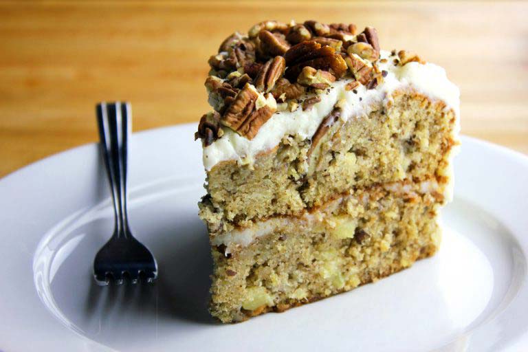 Pecan Caramel Nut Cake