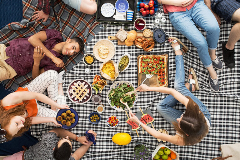 Even simple foods can make a fantastic picnic if you pack a feast. Photo © Photographee.eu via Adobe Stock