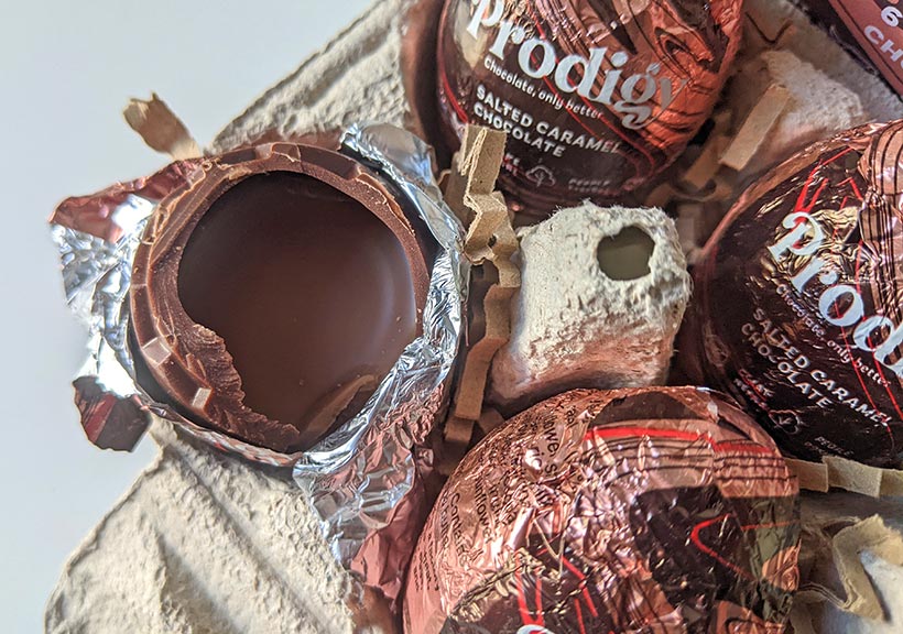 Prodigy Salted Caramel Chocolate Eggs