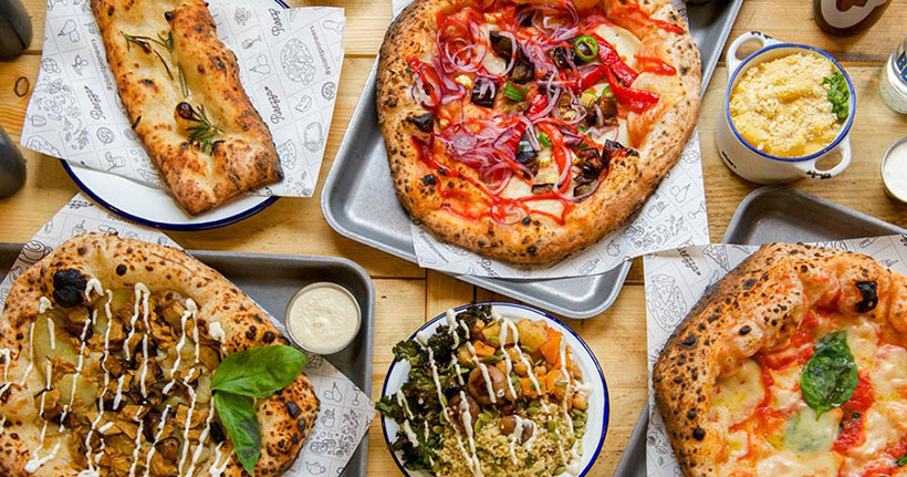 Purezza vegan pizza at its London restaurant