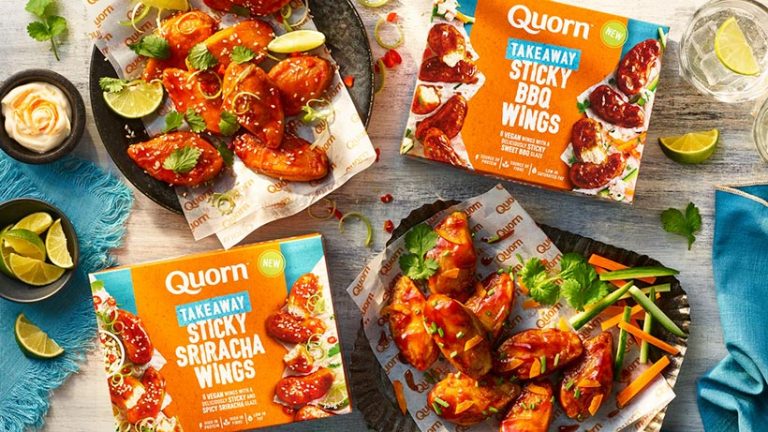 Quorn's vegan range includes the newly-released range of sticky wings that are perfect for Friday night fakeaways. Image: Quorn